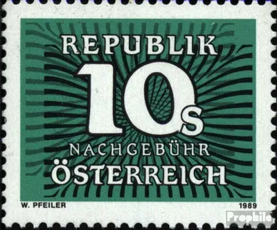 Produktbild von Briefmarken Österreich 1989 Mi P267 (kompl.Ausg.) postfrisch Portomarke