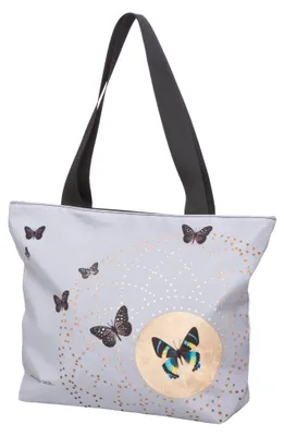 Produktbild von Goebel Joanna Charlotte - Grey Butterflies Shopper