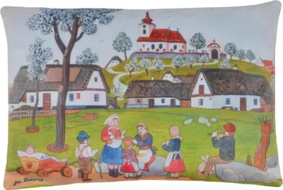 Produktbild von Mubrno Kissen 32x21cm Lada, Frühling