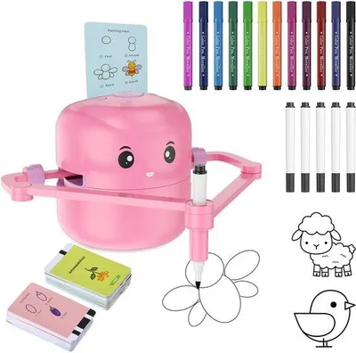 Immagine prodotto di Robot educativa per bambini, proiettore interattivo ricaricabile con 100 schede