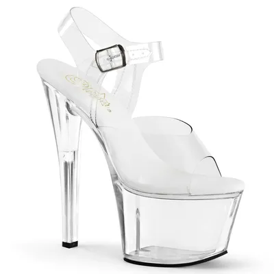 Produktbild von SKY-308VL Damen Sandale von Pleaser, Transparent EU 38, US 8