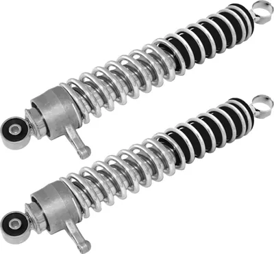 Produktbild von MZ Set Federbeine links + rechts, chrom u. Chromfeder - ETZ 125, 150, 250