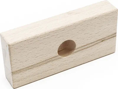 Produktbild von Wiltec Ersatzteil für Obstpresse 6 L – Pressblock – gelocht – 130 x 60 x 25 mm – für Saftpresse, Maischepresse, Weinpresse Zubehör