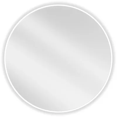 Zdjęcie produktu dla Mexen Loft lustro łazienkowe okragłe 80 cm, rama biała - 9850-080-080-000-20