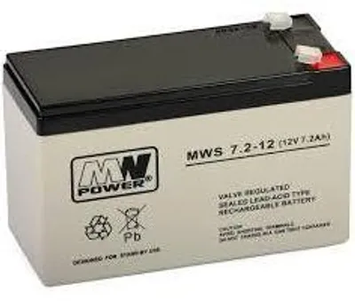 Image de BATTERIE AGM 7,2 Ah 12 V UNITÉ DED'ALARME