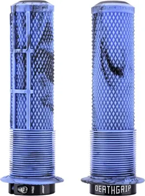Zdjęcie produktu dla Chwyty kierownicy DMR Brendog Death 2 Lock-On, z kołnierzem 135/29,8 mm, niebieskie