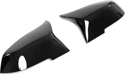 Image de "Coques de rétroviseurs Boîtier de rétroviseur Noir brillant pour BMW F32, F33