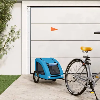 Produktbild von "2026 Promotion" Fahrradanhänger Hunde Blau Oxford-Gewebe und Eisen - Hundebetten CC32704