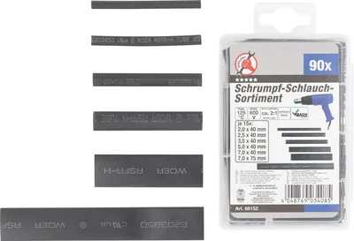Zdjęcie produktu dla BGS technic Shrink Tube Assortment, 56 mm, 56 g