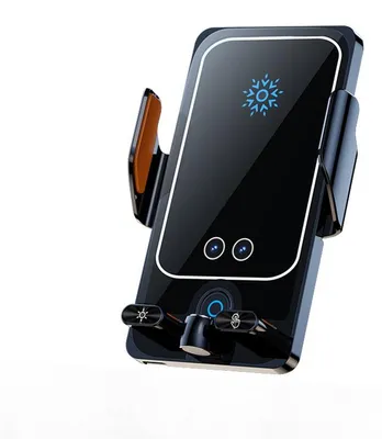 Produktbild von Auto Handyhalterung mit Wireless Charging 15W, Magnetische KFZ Handyhalterung mit Infrarot-Sensor, 360° Lüftungsgitter Handyhalter Auto,Schwarz
