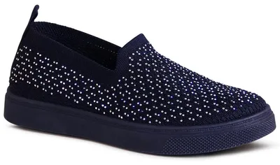 Produktbild von topschuhe24 Damen Glitzer Halbschuhe Light Slipper, Farbe:Blau, Größe:37 EU