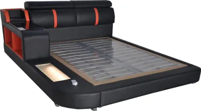 Produktbild von Design Luxus Bett Polster Ehe Hotel Moderne Betten Leder 140/160/180/200 LB8821