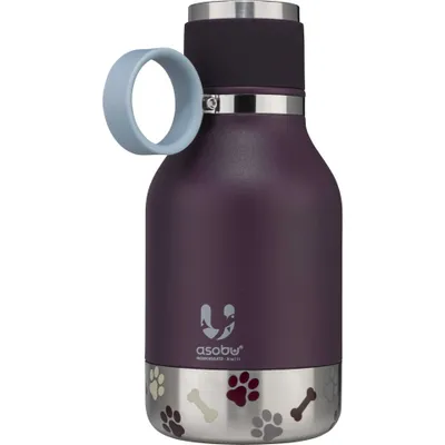Produktbild von Asobu Dog Bowl Bottle Burgunder, 0.975 L