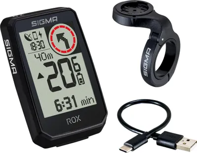 Productafbeelding van Sigma Computer ROX 2.0 GPS fietscomputer, zwart - 26 uur batterijduur...