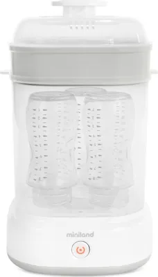 Produktbild von Miniland Mini steamy - Weißer Sterilisator mit großem Fassungsvermögen