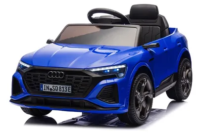 Immagine prodotto di Macchina Elettrica per Bambini 12V Licenza Ufficiale Audi SQ8 E-Tron con Telecomando e Sedile Pelle Blu
