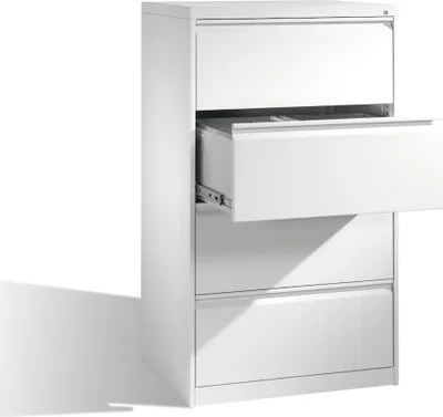 Produktbild von C+P Hängeregistraturschrank Acurado | HxBxT 135,7x78,7x59cm | Lichtgrau