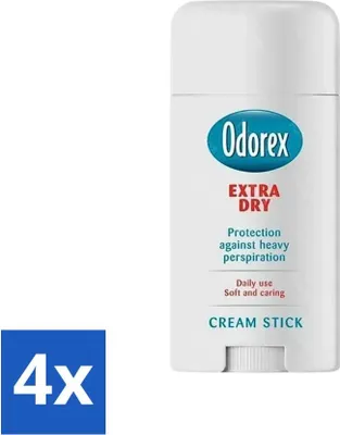 Obrázok produktu pre Odorex Extra Dry Stick 40 ml - hodnotné balenie - 4 kusy