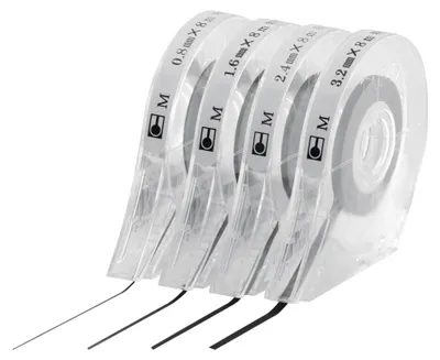 Zdjęcie produktu dla magnetoplan Zeichenband, schwarz, (B)2,4 mm x (L)8 m