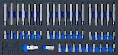 Obrázek produktu pro BGS technic Tool Tray 1/3: Combined Bit Set, 2020 mm, 2,02 kg