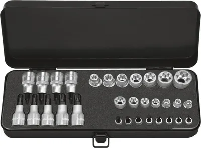 Produktbild von Steckschlüssel-Satz, TORX®, 31-tlg., 12,5 mm (1/2"): TX 8-6