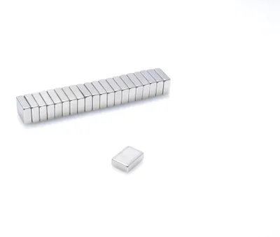 Zdjęcie produktu dla Magnes Neodymowy Płytkowy  10x7x3 mm N38 komplet 100 sztuk