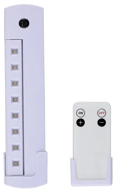 Produktbild von Grundig LED Schranklicht LED Lampe mit Bewegungsmelder - Schrankbeleuchtung mit Bewegungsmelder - Dimmbar und 180° drehbar - Wiederaufladbar mit Fernbedienung