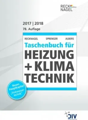 Produktbild von Recknagel - Taschenbuch für Heizung + Klimatechnik 2017/2018