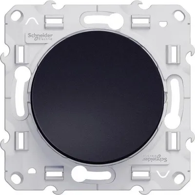 Image de Interrupteur Va-Et-Vient Odace, Gris Anthracite