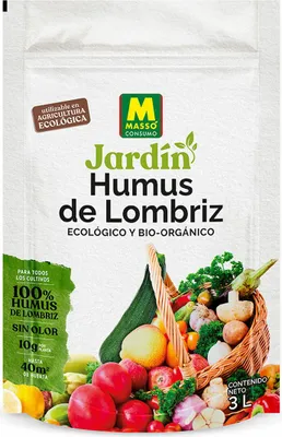 Image de Hummuskompost 100% de Compost de vers de terre 3l