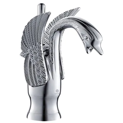 Produktbild von Swan Retro Waschtischarmatur SILBER CHROM