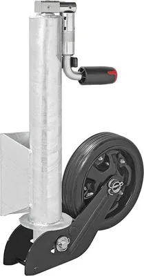Image de Roue jockey, 800 kg, 260 x 65 mm, pliable, jante métallique