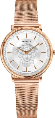 Produktbild von Versace Damen Uhr Armbanduhr V-Circle VE8103019 Edelstahl