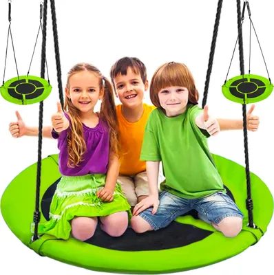 Produktbild von Malatec 23514 Hojdací kruh 100 cm zelený