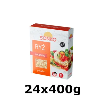 Obrázok produktu pre Sonko Dlhozrnná predvarená ryža, bezlepková, 400 g