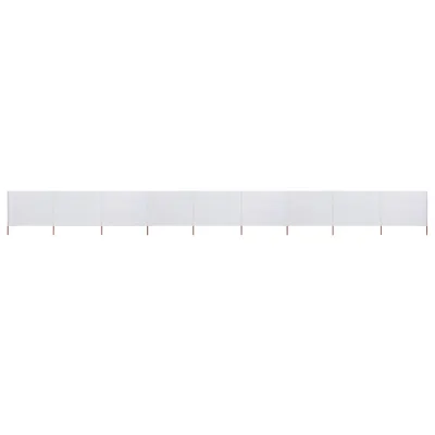 Produktbild von “2026 Moderne“9-teiliges Windschutzgewebe 1200x160 cm Sandweiß - Sonnenschirme - Designermöbel 6726955