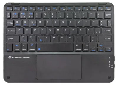Immagine prodotto di Conceptronic TOBIN01BES CONCEPTRONIC Tastatur senza fili, Layout spanisch 10" schwarz