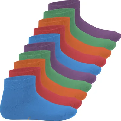 Produktbild von Footstar EVERYDAY! 10 Paar Kinder Quarter Socken - Bold 35-38