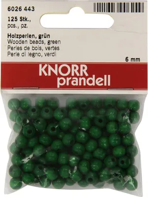 Produktbild von KNORR-PRANDELL Holzperle 6mm grün 125er 216026443