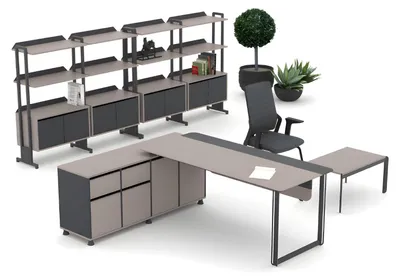 Immagine prodotto di Arredamento per ufficio Scrivania Combinazione di mobili per ufficio Set completo per ufficio Set per ufficio
