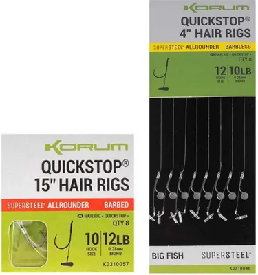 Immagine prodotto di Korum Big Fish Barbless Leader Lines 4 Cm Argento 10 Argento 10