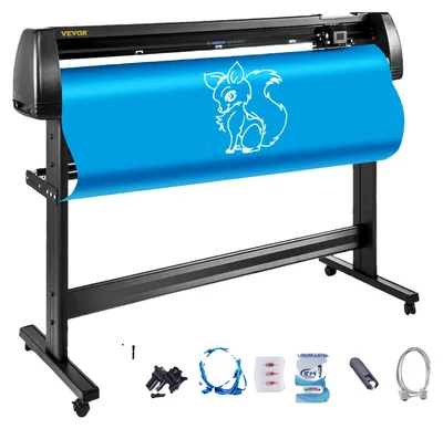 Productafbeelding van VEVOR Vinylsnijplotter 53" (1350 mm) – Snijplotter met SignMaster-software, snijmachine voor labels en borden, inclusief