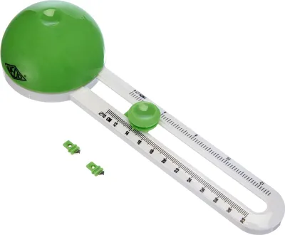 Produktbild von WEDO Kreisschneider Comfortline inkl. 3 Ersatzklingen grün / weiß