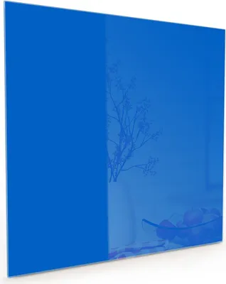 Produktbild von Küchenrückwand Spritzschutz Glas mit Motiv Blauer Hintergrund II 40 x 40 cm