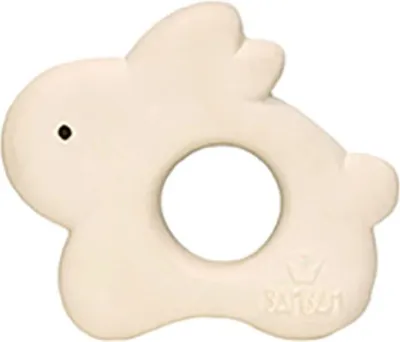 Produktbild von BamBam Beißring - 100% Naturkautschuk - Rabbit | Beißspielzeug