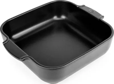 Produktbild von PEUGEOT Keramik Auflaufform APOLLIA 28cm Quadratisch Satin-Schwarz Backofen