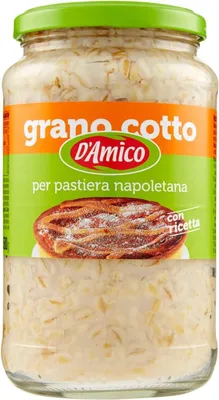 Produktbild von 6x D'Amico Grano cotto per Pastiera Napoletana 580g gekochte Weizenkörner Italien