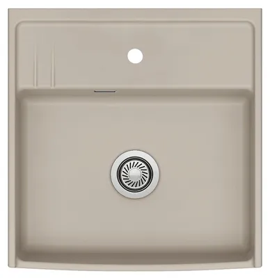 Produktbild von Elementspüle KENTRO 60 in FANGO für AP-Tiefe 60 cm - Handbetätigung / systemceram / Keramikspüle