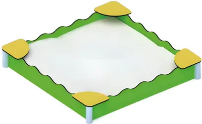Produktbild von Sandkasten Sandkastenboot Spielbereich Spielgeheg Buddelbereich Sandspielbereich