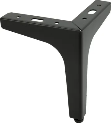 Immagine prodotto di Gamba per mobili "Anchor" in nero - 15 cm Piedini in metallo di alta qualità per un design elegante e stabile